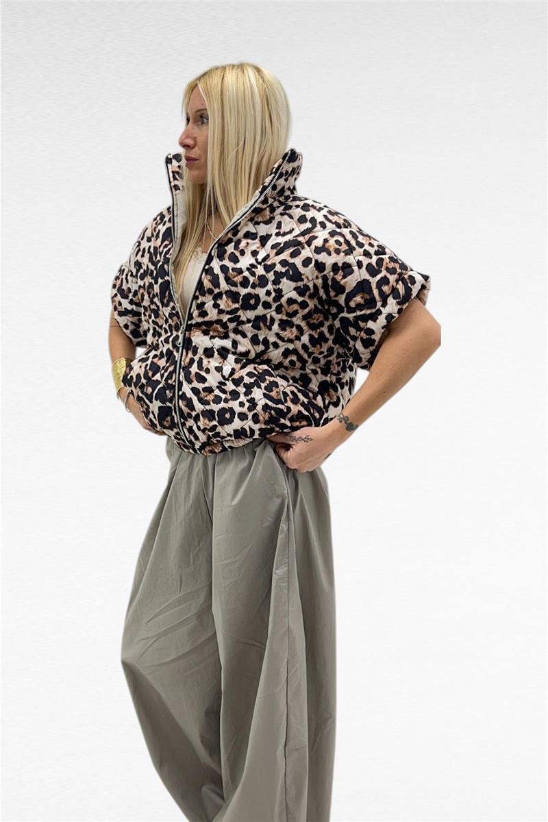 piumino smanicato con cerniera futura